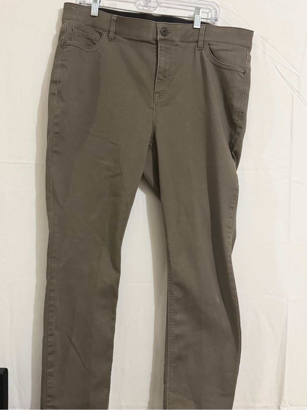 Liz Claiborne Men’s Olive-Taupe Chino Pants